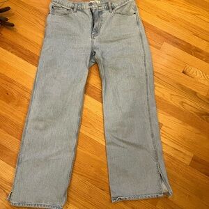 Abercrombie Light Blue Straight-Leg Jeans